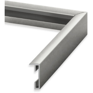 Cornice per foto FramesFactory Alluminio 50x70 cm argento vetro infrangibile