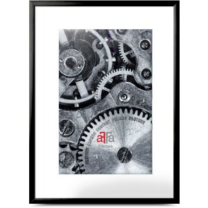 Cornice in alluminio FramesFactory 40x50 cm Nera Vetro...