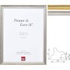 Cornice per foto in legno Effect Profil 44 Barocco Argento Oro molte dimensioni