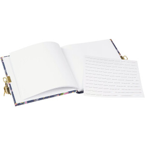 Goldbuch Diario Uccelli Tropicali Blu 16x16 cm