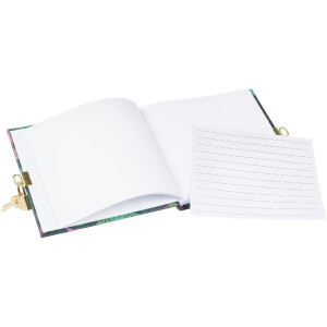 Diario Tropical Birds verde Goldbuch 16x16 cm 96 pagine bianche