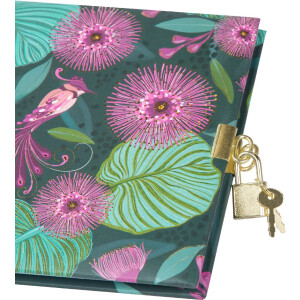 Diario Tropical Birds verde Goldbuch 16x16 cm 96 pagine bianche