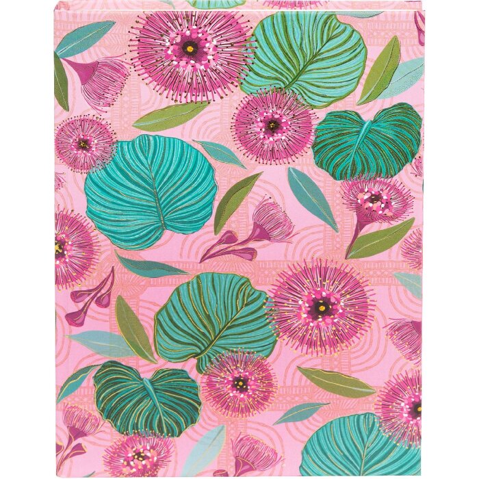 Goldbuch Quaderno Tropical Leaves rosa 15x22 cm