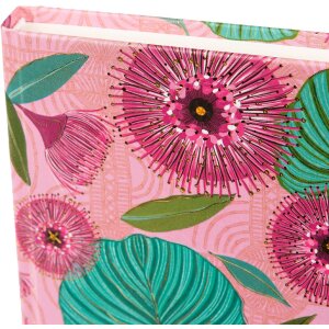 Goldbuch Quaderno Tropical Leaves rosa 15x22 cm
