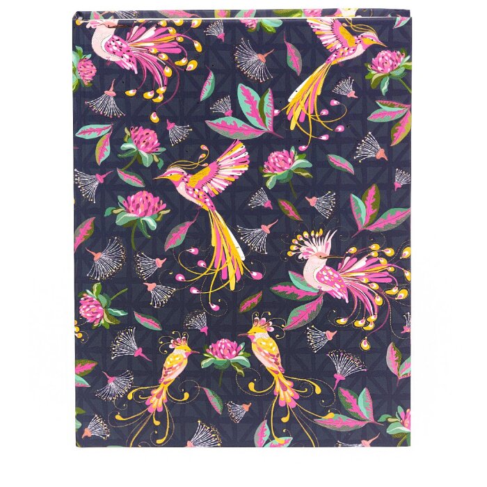 Goldbuch Quaderno Tropical Birds Blu 15x22 cm