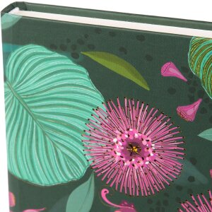 Goldbuch Quaderno Tropical Leaves verde 15x22 cm