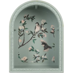 Set di 2 mensole da parete Clayre & Eef 6H2460 Blu...