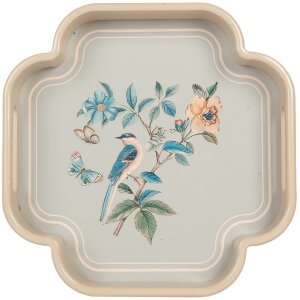 Set 2 Vassi Decorativi Clayre & Eef Beige Rosa...