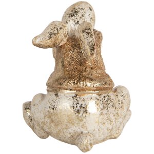 Clayre & Eef 6PR5485 Decorazione Coniglietto 6x5x7 cm Beige e Marrone