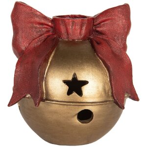 Portacandele Clayre & Eef 6PR5767 13x12x13 cm Oro e...