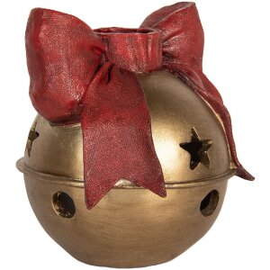 Portacandele Clayre & Eef 6PR5767 13x12x13 cm Oro e...