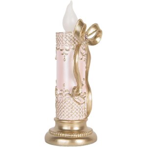 Candela decorativa con LED Clayre & Eef 6PR5776 Oro...