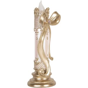 Clayre & Eef 6PR5777 Portacandele decorativo con LED...