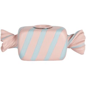 Clayre & Eef 6PR5778P Portacandele 14x5x5 cm Rosa-Blu