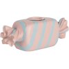 Clayre & Eef 6PR5778P Portacandele 14x5x5 cm Rosa-Blu