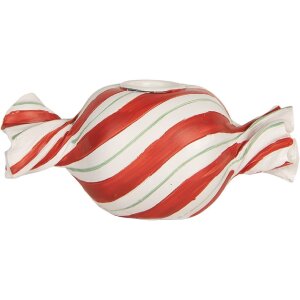 Portacandele Clayre & Eef 6PR5778R 14x7x6 cm Rosso...