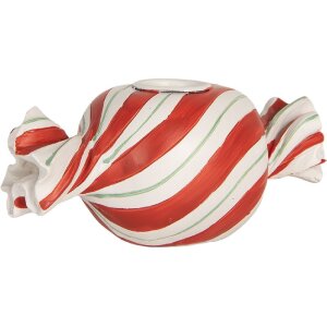 Portacandele Clayre & Eef 6PR5778R 14x7x6 cm Rosso...