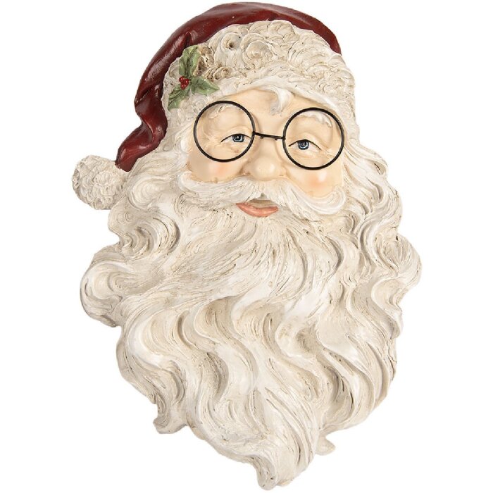 Decorazione da parete Babbo Natale Clayre & Eef 23x5x31 cm