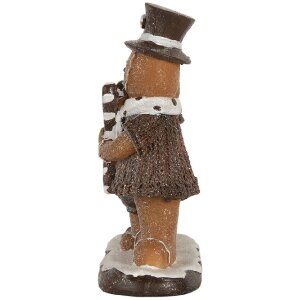 Clayre & Eef 6PR5855 Decorazione Omino di Pan di Zenzero 20x7x17 cm