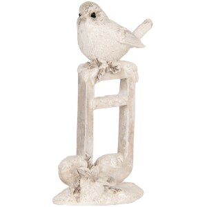 Decorazione Uccello Clayre & Eef 6PR5927 Beige-Bianco...