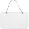 Clayre & Eef 6Y5689 Cartello decorativo 20x1x12 cm Bianco