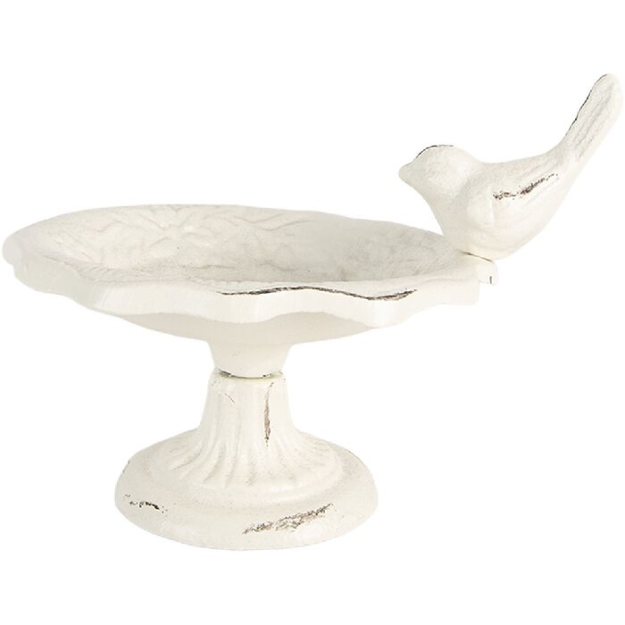 Clayre & Eef 6Y5742 Ciotola per uccelli 14x12x11 cm Vintage in Ferro