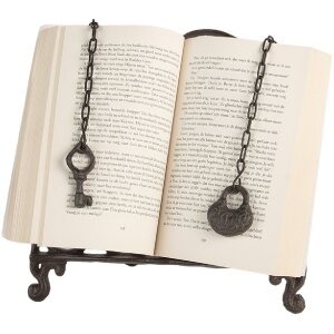 Clayre & Eef 6Y5751 Porta Libri 27x5x27 cm in Ferro