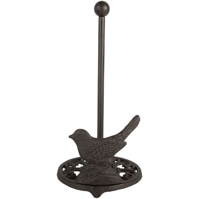 Supporto per rotolo di carta igienica Clayre & Eef Ø 17x33 cm Marrone