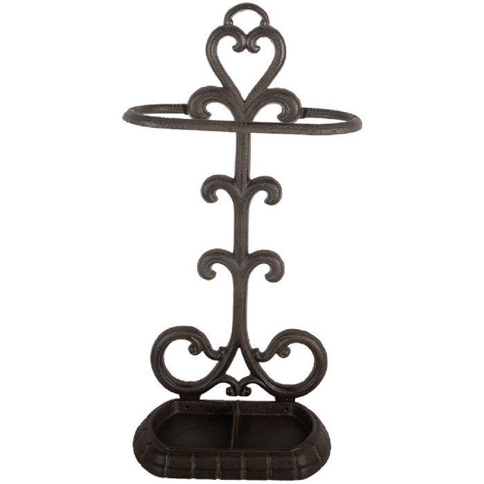 Clayre & Eef 6Y5756 Portacandele 29x15x56 cm Marrone