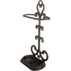 Clayre & Eef 6Y5756 Portacandele 29x15x56 cm Marrone