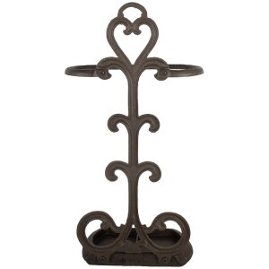 Clayre & Eef 6Y5756 Portacandele 29x15x56 cm Marrone