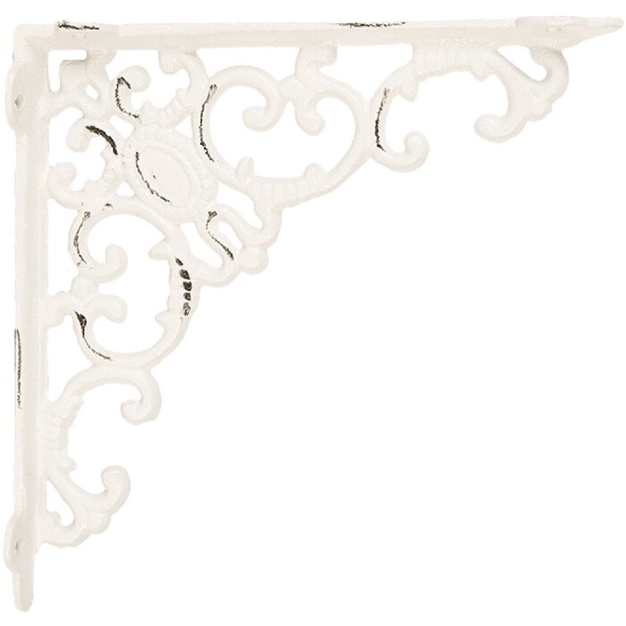 Clayre & Eef 6Y5759 Griglia Decorativa 4x21x21 cm Bianca