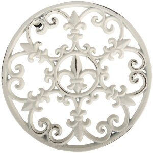 Sottopentola in ferro Clayre & Eef 6Y5762 Bianco...