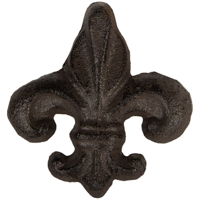 Clayre & Eef 6Y5763 Manopola per porta 7x4x7 cm Marrone