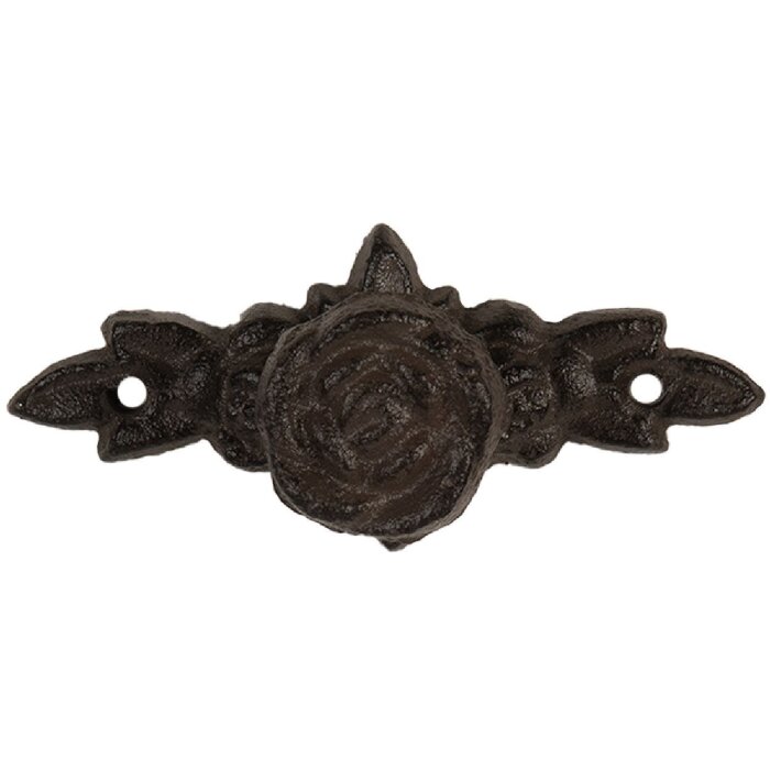 Clayre & Eef 6Y5765 Maniglia 10x4x3 cm in Ferro Maniglia per Porta