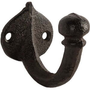 Clayre & Eef 6Y5767 Gancio da parete 4x7x6 cm Marrone