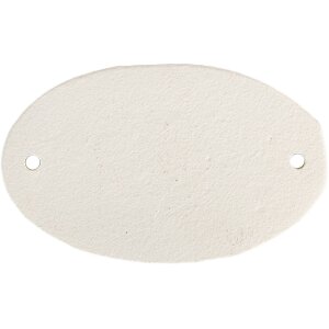 Cartello decorativo Toilet Clayre & Eef 6Y5768 Bianco...