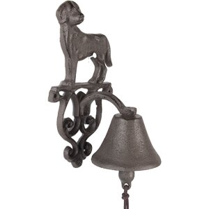 Clayre & Eef 6Y5796 Campanello Marrone 14x14x24 cm