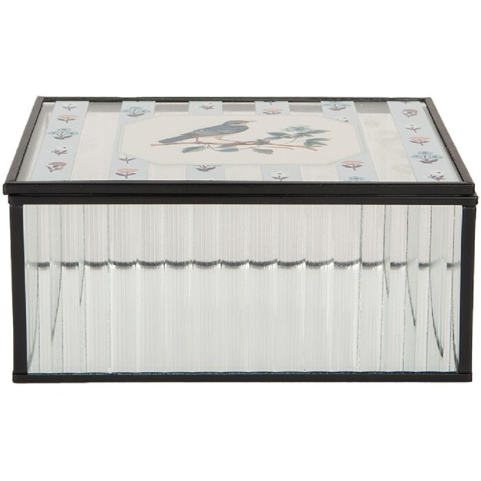 Clayre & Eef 6Y5949 Scatola in metallo 18x14x8 cm