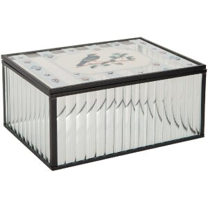 Clayre & Eef 6Y5949 Scatola in metallo 18x14x8 cm