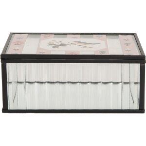 Scatola in metallo Clayre & Eef 6Y5950 15x10x6 cm