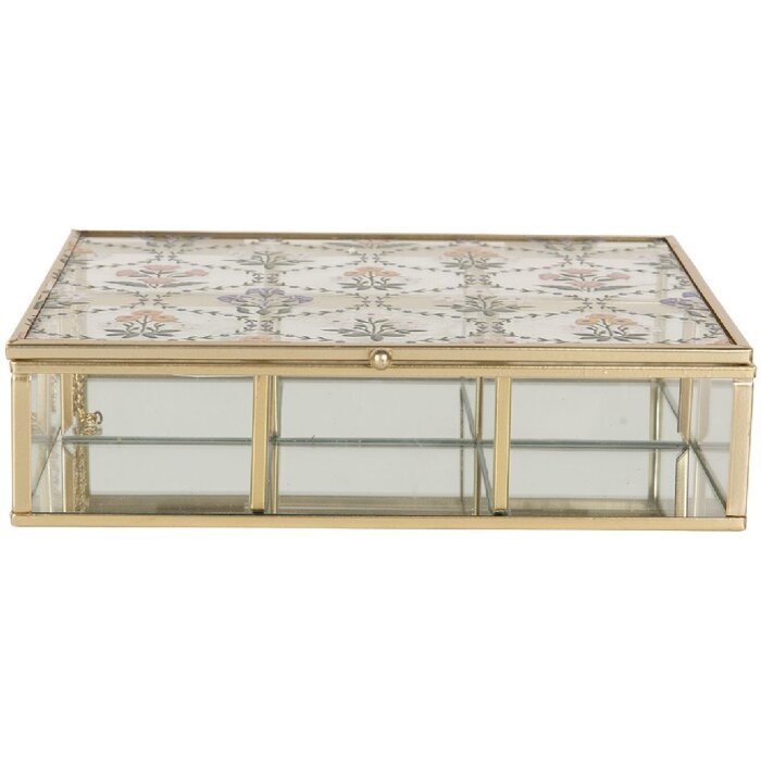 Clayre & Eef 6Y5952 Scatola in metallo 20x16x5 cm