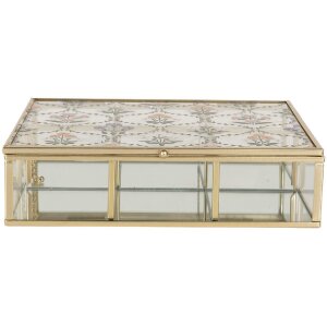 Clayre & Eef 6Y5952 Scatola in metallo 20x16x5 cm