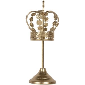 Clayre & Eef Decorazione Corona Ø 12x30 cm Dorata