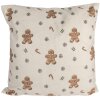 Clayre & Eef Copricuscino 45x45 cm Beige e Marrone