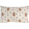 Clayre & Eef Copricuscino 30x50 cm Beige-Marrone
