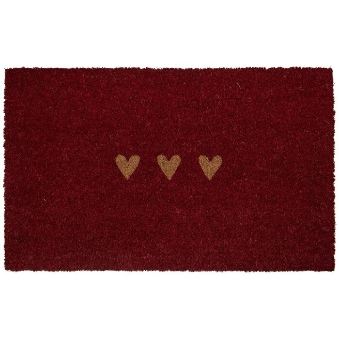 Clayre & Eef MC273 Zerbino 75x45x1 cm Rosso e Marrone