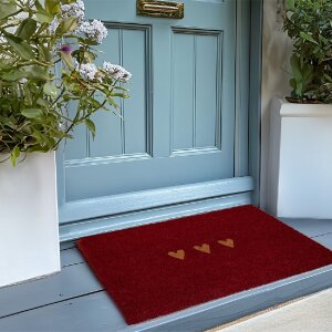 Clayre & Eef MC273 Zerbino 75x45x1 cm Rosso e Marrone