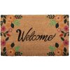 Tappetino per ingresso Clayre & Eef MC274 75x45x1 cm Marrone e Nero