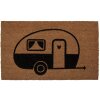 Clayre & Eef MC275 Sottotappeto 75x45x1 cm Marrone e Nero